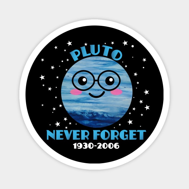 Pluto Never Forget Magnet by Fusion Designs